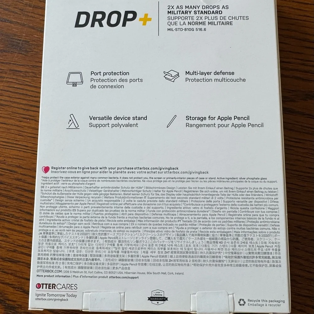 NEW OtterBox Drop+ iPad Mini 6th Gen Case